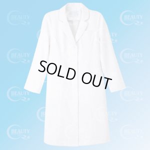 画像1: 女子ドクターコート　ホワイト（業務用）【白衣・制服】