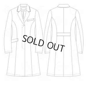 画像3: 女子ドクターコート　ホワイト（業務用）【白衣・制服】