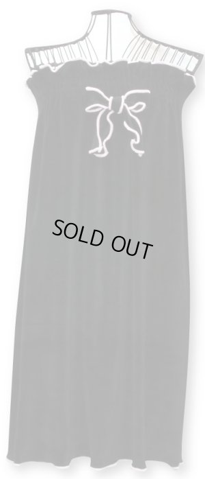 画像1: CKL　ベロア　リボン付きメローガウン（１枚）