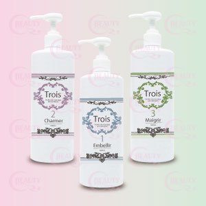 画像1: Trois（トロワ）ブレンドアロマ マッサージオイル【アソート３本セット】500ml×各1本（アンベリール・シャルメ・メグリール）