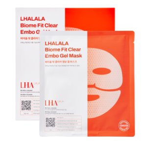 画像1: 【専】LHALALA（ララピール）バイオムフィットクリアゲルマスク 25g　10箱（40枚）セット