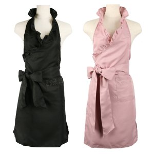 画像11: サロンワークエプロン〈フリル〉全５色