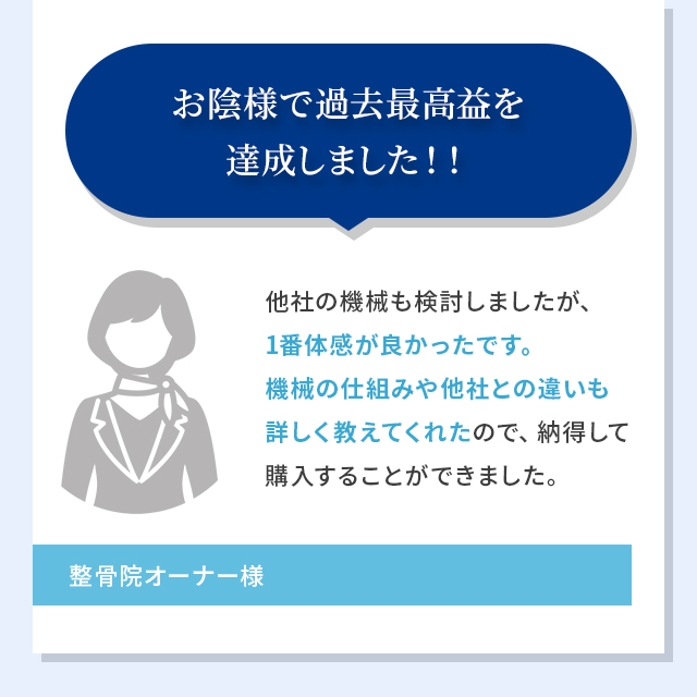 お陰様で過去最高益を達成しました！！