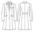 画像3: 女子ドクターコート　ホワイト（業務用）【白衣・制服】 (3)