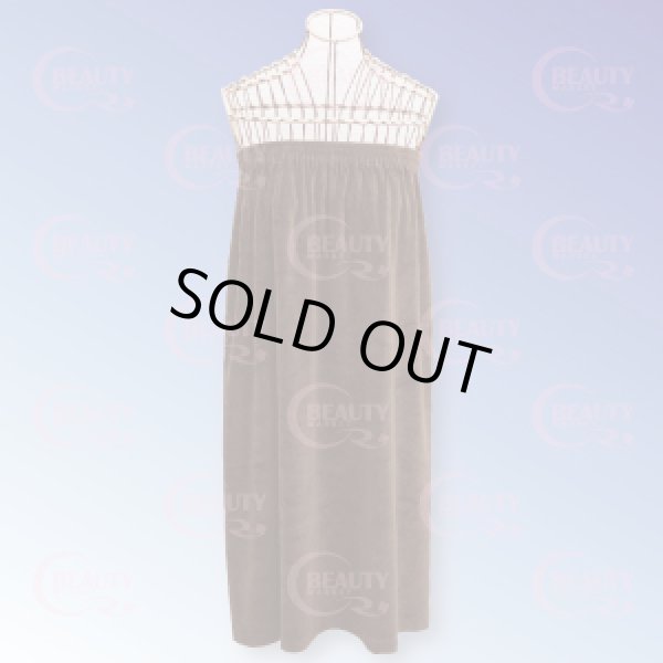 画像1: CKL ベロアガウンオープン(1枚)ブラウン (1)