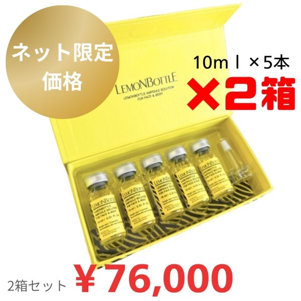 画像1: 【ネット限定価格】 LEMON BOTTLE（レモンボトル）Aソリューション【期間限定価格】（業務用）10ml×5本　2箱セット (1)